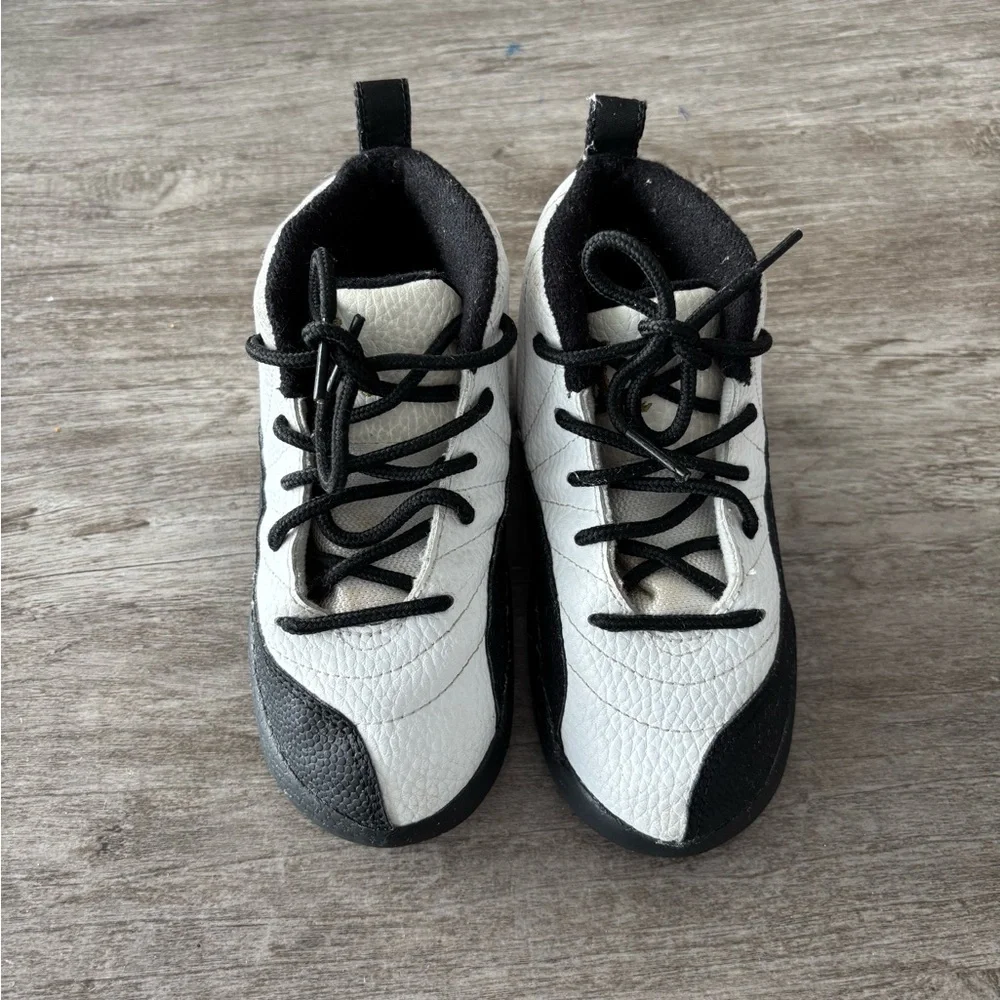 Nike Jordan Black and White High-Top Sneakers